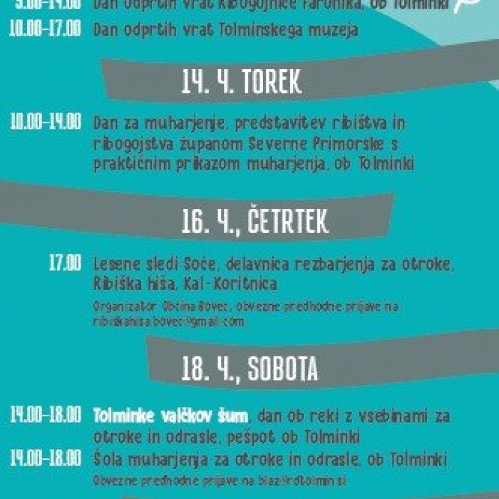 Vabljeni na Festival soške postrvi