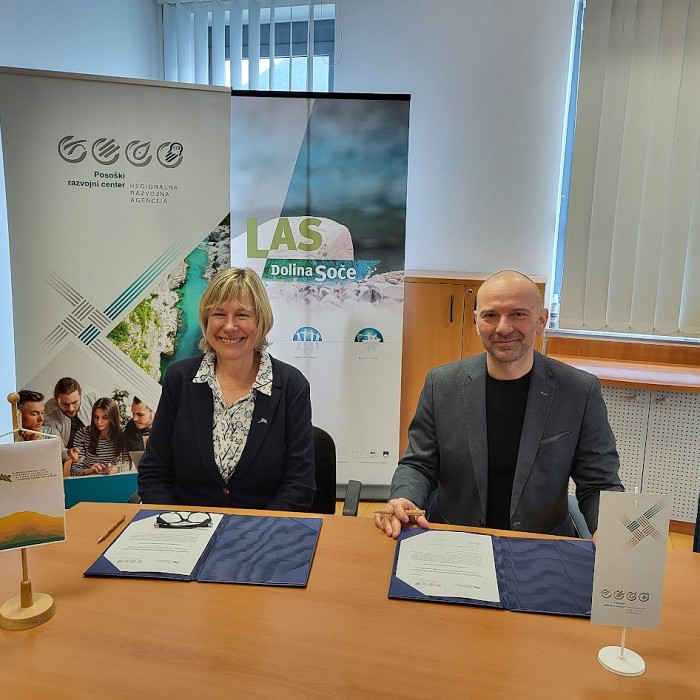 Obnovitev memoranduma o soglasju stalnega sekretariata Alpske konvencije in RRA Posoški razvojni center