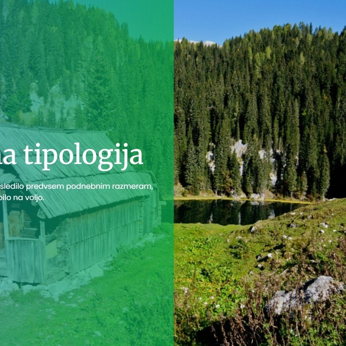 Na voljo celovit vpogled v stavbno tipologijo Triglavskega narodnega parka