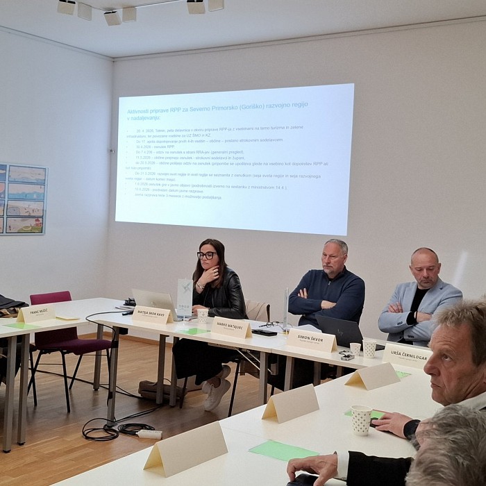 Na 147. seji Sveta regije o 4. razvojni osi, prostorskem načrtovanju in izzivih ribištva
