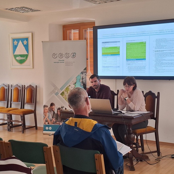 V Kobaridu uspešno izvedeni 3. Skupščina in 7. seja Upravnega odbora LAS Dolina Soče