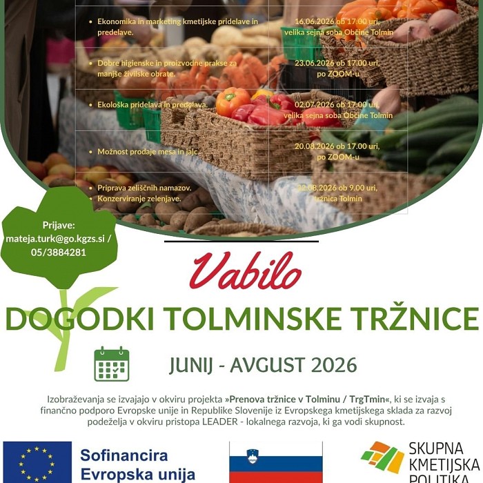 Dogodki Tolminske tržnice
