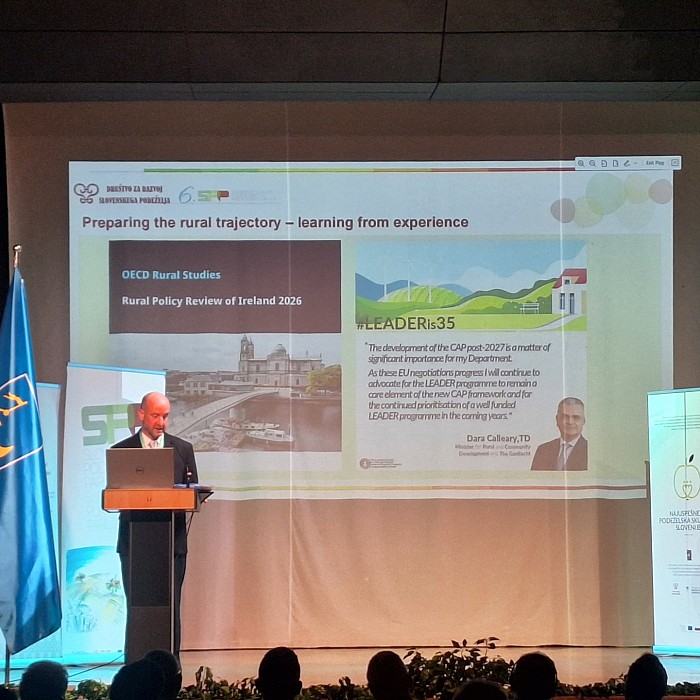 RRA Posoški razvojni center na Slovenskem podeželskem parlamentu v Ilirski Bistrici