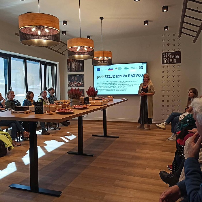 Gorenjskim gostom predstavili dobre prakse LAS Dolina Soče na Tolminskem