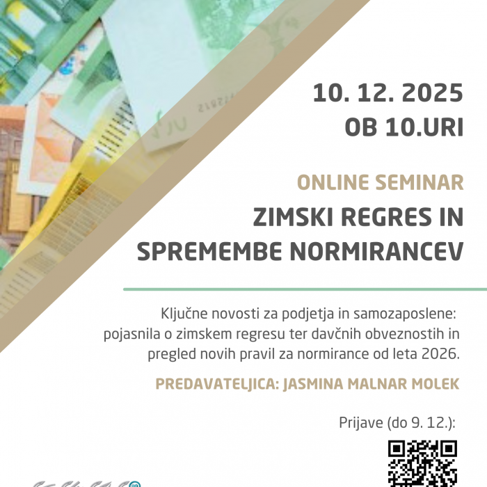 Zimski regres in spremembe normirancev