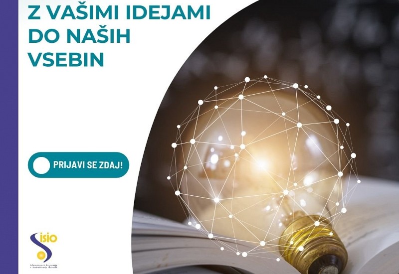 Z vašimi idejami do naših vsebin