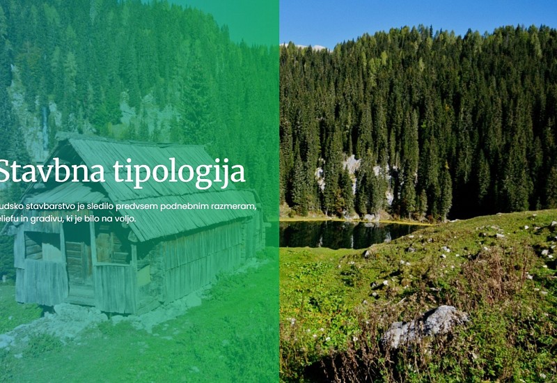 Na voljo celovit vpogled v stavbno tipologijo Triglavskega narodnega parka