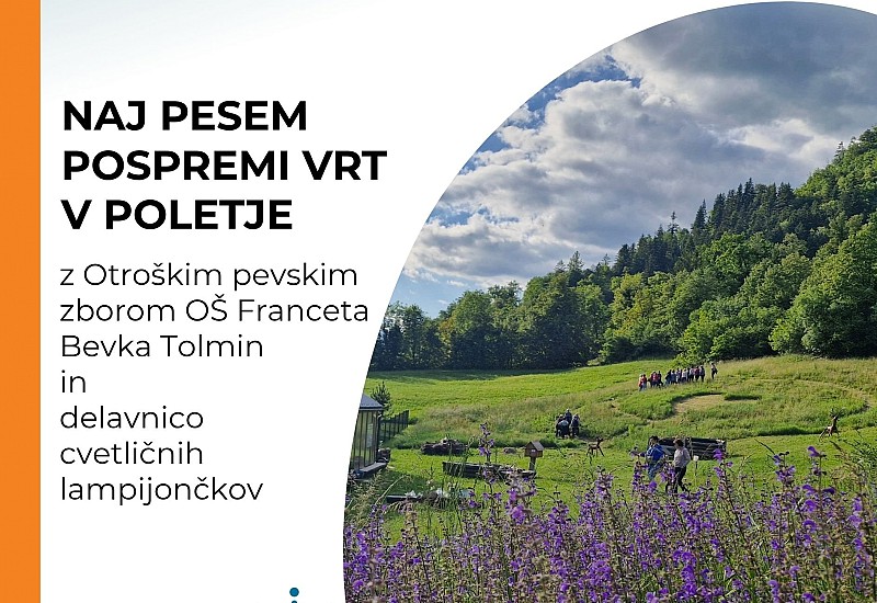Naj pesem pospremi vrt v poletje