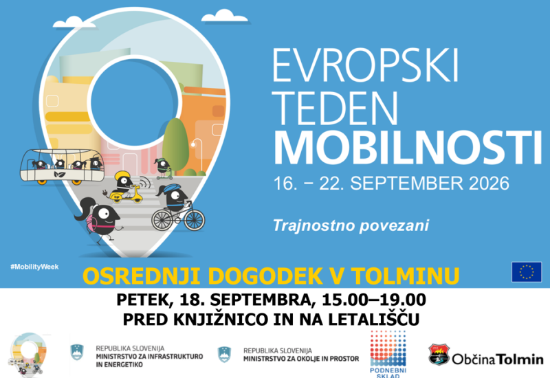 Osrednji dogodek Evropskega tedna mobilnosti v občini Tolmin