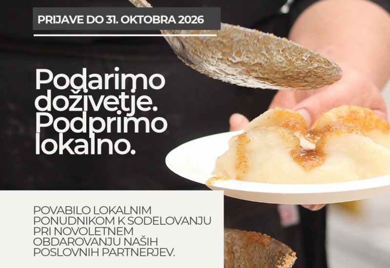 Javno vabilo certificiranim ponudnikom Iz Doline Soče k sodelovanju pri oblikovanju novoletnih poslovnih daril