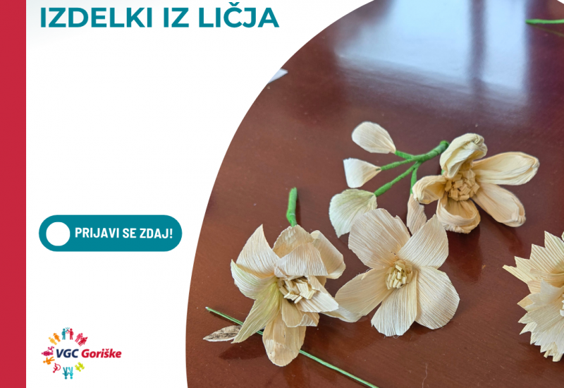 Ustvarjalna delavnica: Izdelki iz ličja