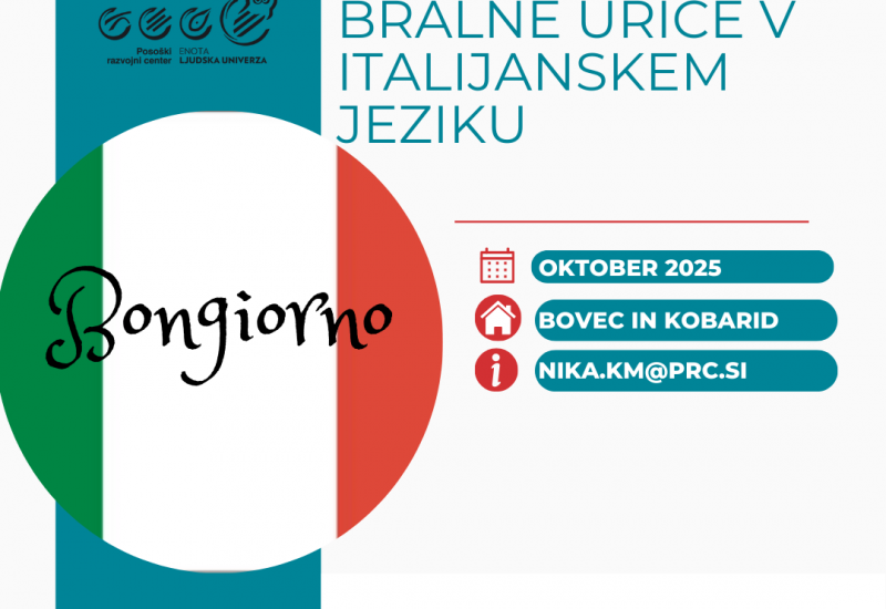 Bralne urice v italijanskem jeziku 