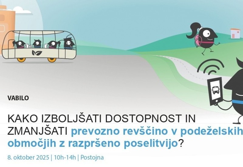 Kako izboljšati dostopnost in zmanjšati prevozno revščino v podeželskih območjih z razpršeno poselitvijo