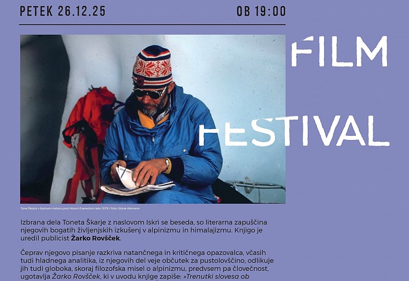 Brati gore: predstavitev knjig Iskri se beseda in Z Dovjega do Himalaje